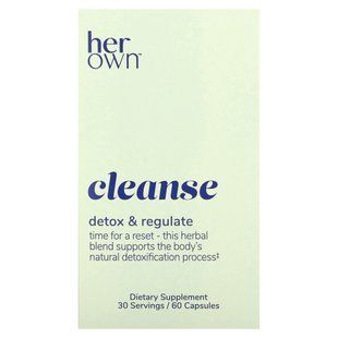 Her Own, Cleanse, Detox & Regulate, 60 Capsules купить в Киеве и Украине