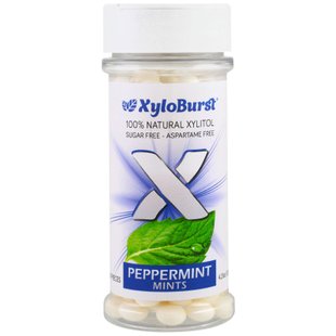 Мятные конфеты с перечной мятой, Xyloburst, 200 штук, 4,23 унции (120 г) купить в Киеве и Украине