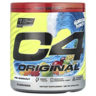 Cellucor, C4 Original, Pre-Workout, Hawaiian Punch&reg;, Fruit Juicy Red&reg;, 9.5 oz (270 g)
