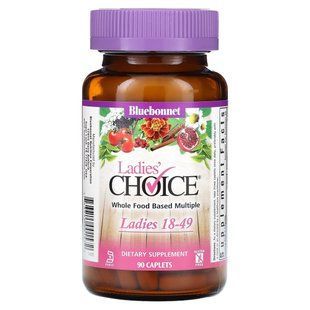 Bluebonnet Nutrition, Ladies' Choice, Whole Food Based Multiple, Ladies 18-49, 90 Caplets купить в Киеве и Украине