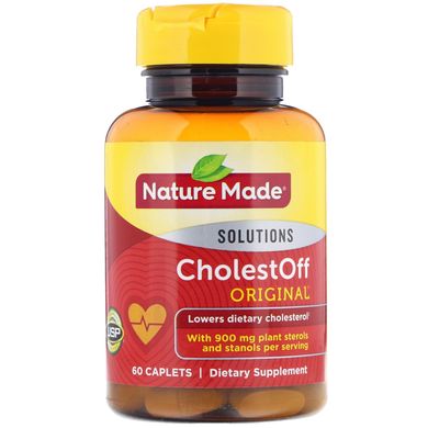 CholestOff, оригинальный состав, Nature Made, 450 мг, 60 капсул купить в Киеве и Украине