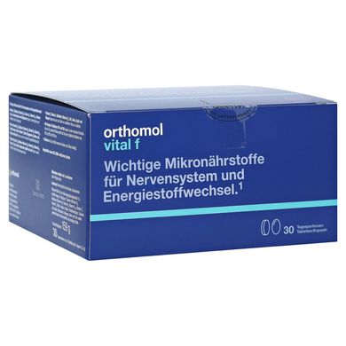 Orthomol Vital F, Ортомол Вітал Ф 30 днів (капсули / таблетки)
