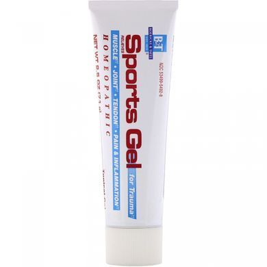Sports gel, for injuries, tropical gel, Boericke & Tafel, 2.5 ounces.