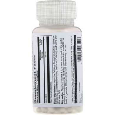 Ниацин Витамин B3 Solaray (Niacin Vitamin B3) 100 мг 100 капсул купить в Киеве и Украине