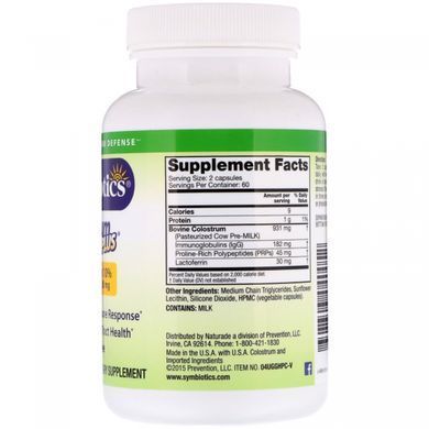 Lactoferrin Symbiotics 120 capsules