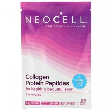 Колагеновий протеїн без смаку Neocell (Collagen) 16 пакетиків по 20 г кожен