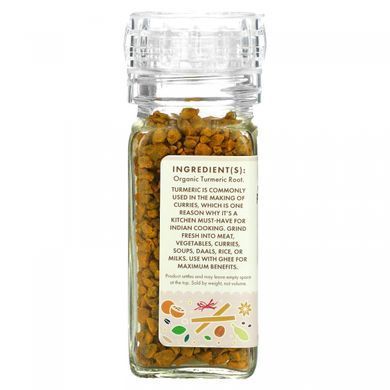 Pure Indian Foods, Органический корень куркумы, грубые гранулы, 2,5 унции (70 г) купить в Киеве и Украине