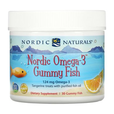 Желейні черв'ячки з Омега-3 Nordic Naturals (Nordic Omega-3 Gummy Fish) 30 цукерок