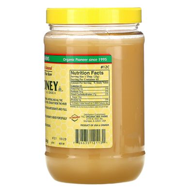 Необработанный мед Y.S. Eco Bee Farms (Raw Honey) 1.360 г купить в Киеве и Украине