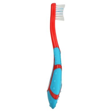 Fisher-Price, BrushBuddies, зубна щітка для малюків із зубним кільцем, від 3 місяців, 1 зубна щітка