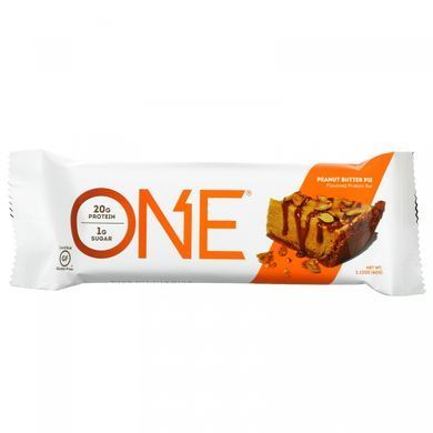 Батончики One, зі смаком пирога з арахісовим оліям, One Brands, 12 батончиків по 212 унції (60 г)