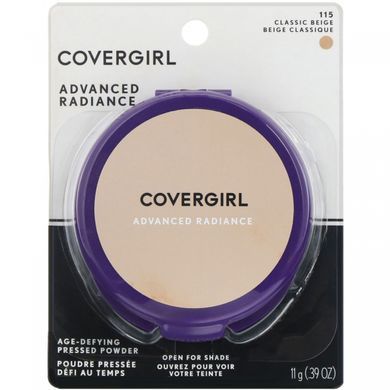 Антивікова компактна пудра, відтінок 115 &laquo;Класичний бежевий&raquo;, Advanced Radiance, Covergirl, 11 г