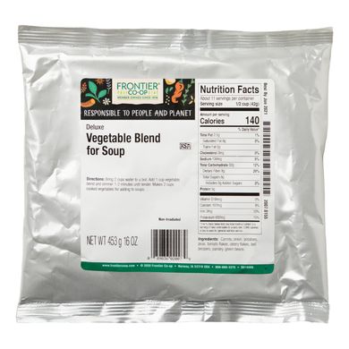 Овочевий супова суміш, Frontier Natural Products, 16 унції (453 г)