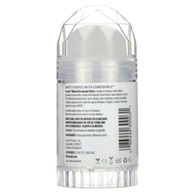 Минеральный твердый дезодорант, Без запаха, Crystal Body Deodorant, 4,25 унц. (120 г) купить в Киеве и Украине