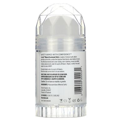 Мінеральний твердий дезодорант, Без запаху, Crystal Body Deodorant, 4,25 унц (120 г)