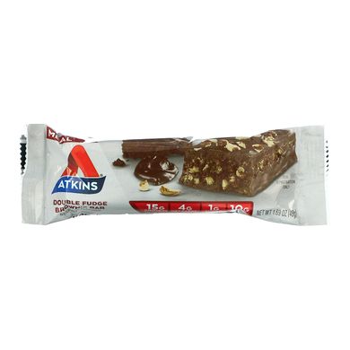 Atkins, Protein Meal Bar, шоколадний батончик з подвійною помадкою, 5 батончиків, 1,69 унції (48 г) кожен