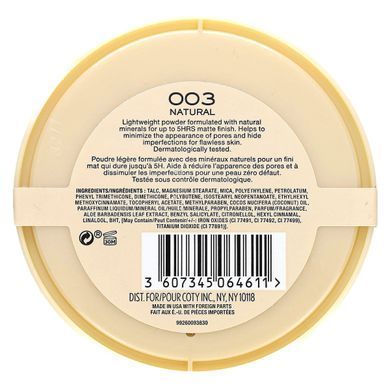 Rimmel London, Matte Powder Stay Matte Powder, 003 Natural, 0.49 ounces (14 g)