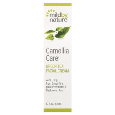 Camellia Care, крем для лица с зеленым чаем, Mild By Nature, 50 мл купить в Киеве и Украине