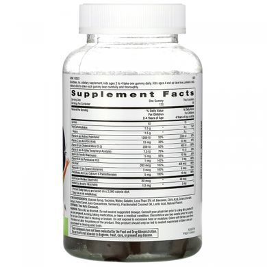 GNC, Milestones, жевательные мультивитамины для детей 2&ndash;12 лет, ассорти из натуральных фруктов, 120 жевательных конфет купить в Киеве и Украине