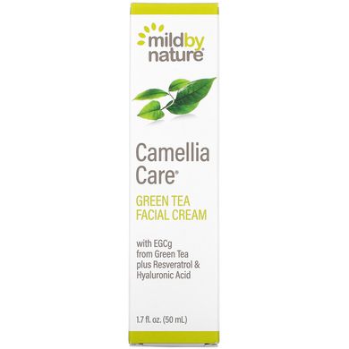 Camellia Care, крем для обличчя з зеленим чаєм, Mild By Nature, 50 мл