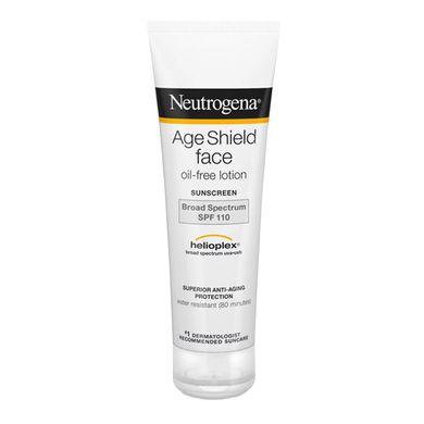 Age Shield для обличчя, сонцезахисний крем без олії, SPF110, Neutrogena, 3 рідкі унції (88 мл)