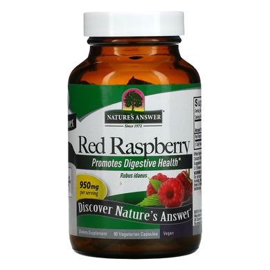 Малина лісова Nature's Answer (Red Raspberry) 950 мг 90 капсул