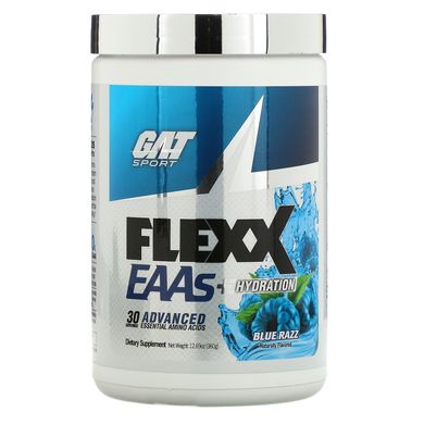 Амінокислоти, Flexx EAAs + Hydration, Blue Razz, GAT, 360 г