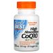 Коэнзим Q10 высокой абсорбации Doctor's Best (High Absorption CoQ10 100mg w/ Bioperine) 100 мг 30 гелевых капсул фото