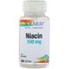 Ниацин Витамин B3 Solaray (Niacin Vitamin B3) 100 мг 100 капсул фото