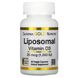 Вітамін Д3 ліпосомальний California Gold Nutrition (Liposomal Vitamin D3) 25 мкг 1000 МО 60 рослинних капсул фото