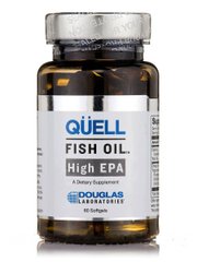 Заспокійливий риб'ячий жир із ЕПК Douglas Laboratories (Quell Fish Oil High EPA) 60 м'яких капсул
