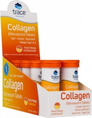 Коллаген Trace Minerals Research (Collagen Effervescent) персик / манго 8 упаковок купить в Киеве и Украине
