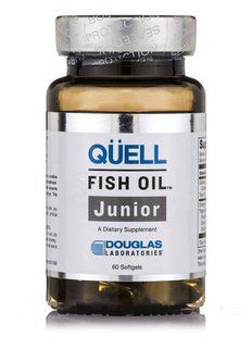 Заспокійливий риб'ячий жир для підлітків Douglas Laboratories (Quell Fish Oil Junior) 60 м'яких капсул