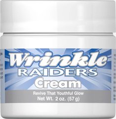 Крем проти зморшок, Wrinkle Raiders Cream, Puritan's Pride