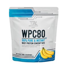 Сироватка преміум класу з смаком банана Bodyperson Labs (WPC80) 900 г