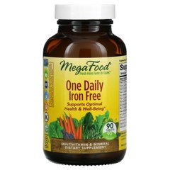 Мультивітаміни без заліза MegaFood (One Daily) 1 в день 90 таблеток