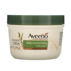 Природні активні компоненти, зволожувальний йогурт для тіла, для щоденного використання, Aveeno, 7 рідких унцій (198 г)