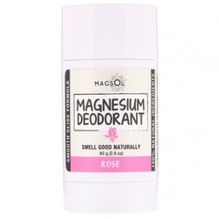 Дезодорант з магнієм, троянда, Magsol, 80 г