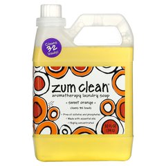 Zum Clean, ароматизоване мило для прання, солодкий апельсин, Indigo Wild, 32 р унц (0,94 л)