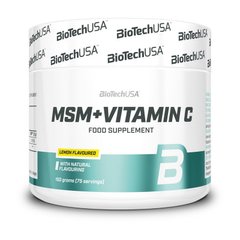 MSM + Vitamin C BioTech 150 g lemon купить в Киеве и Украине