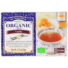 Цейлонский чай с ванилью, Ceylon Tea, St. Dalfour, органический, 25 пакетов, 50 г купить в Киеве и Украине