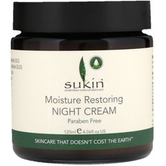 Зволожуючий відновлюючий нічний крем, Sukin, 4,06 рідкої унції (120 мл)