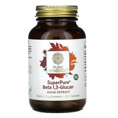Бета-глюкан 1,3 экстракт водорослей The Synergy Company (SuperPure Beta 1,3 Glucan Algae Extract) 60 вегетарианских капсул купить в Киеве и Украине