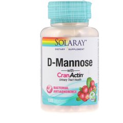 Д-Манноза здоровье мочевыводящих путей Solaray (D-Mannose) 120 капсул купить в Киеве и Украине