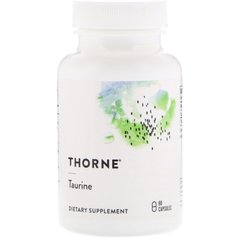 Таурин Thorne Research (Taurine) 500 мг 90 капсул купить в Киеве и Украине
