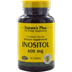Інозітол Natures Plus (Inositol) 600 мг 90 таблеток