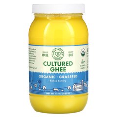 Масло гхи органическое топленое из сквашенных сливок и молока Pure Indian Foods (Ghee) 425 г купить в Киеве и Украине