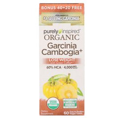 Гарциния камбоджийская потеря веса органик Purely Inspired (PureGenix Garcinia Cambogia+) 60 вегетарианских таблеток купить в Киеве и Украине