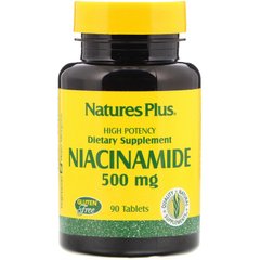 Ниацинамид Nature's Plus (Niacinamide) 500 мг 90 таблеток купить в Киеве и Украине
