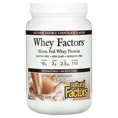 Сироватковий протеїн шоколад Natural Factors (Whey Protein) 340 г